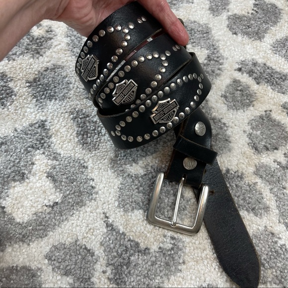 Harley-Davidson Other - Harley Davidson Black Studded Big Man Belt